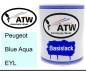 Preview: Peugeot, Blue Aqua, EYL: 1L Lackdose, von ATW Autoteile West.